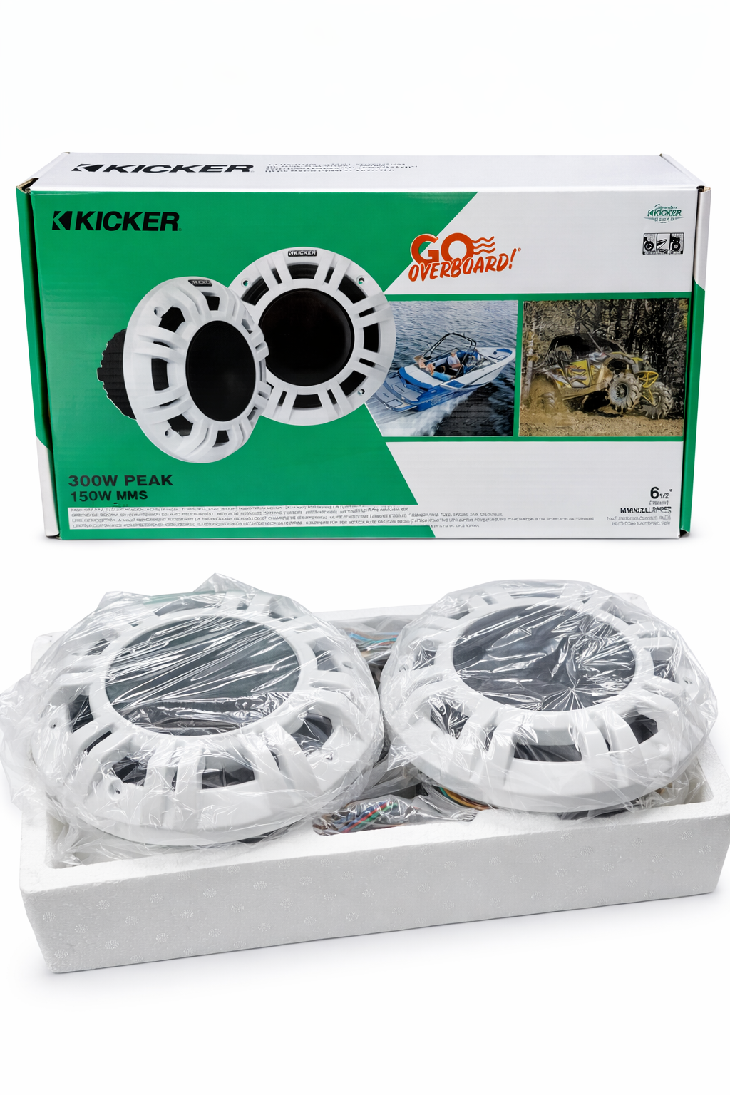 PARLANTE KICKER MARINO CON DRIVER 6"