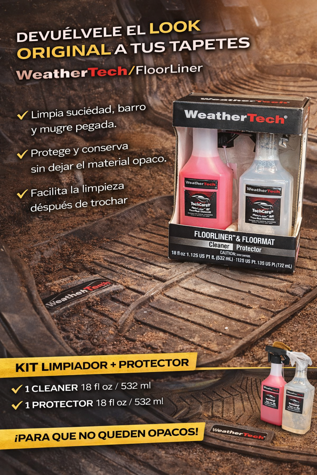 Kit WeatherTech TechCare