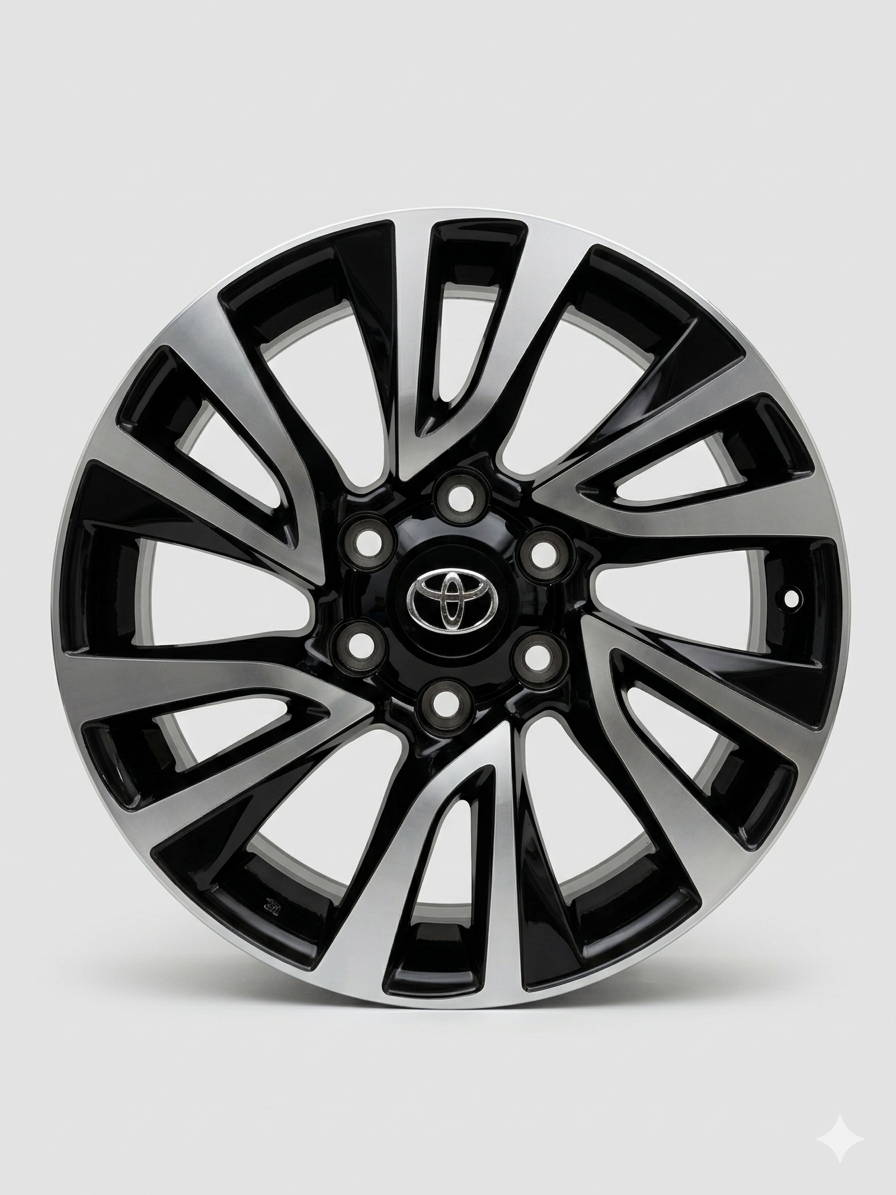 Rin Toyota Sport 18x8 Negro Maquinado
