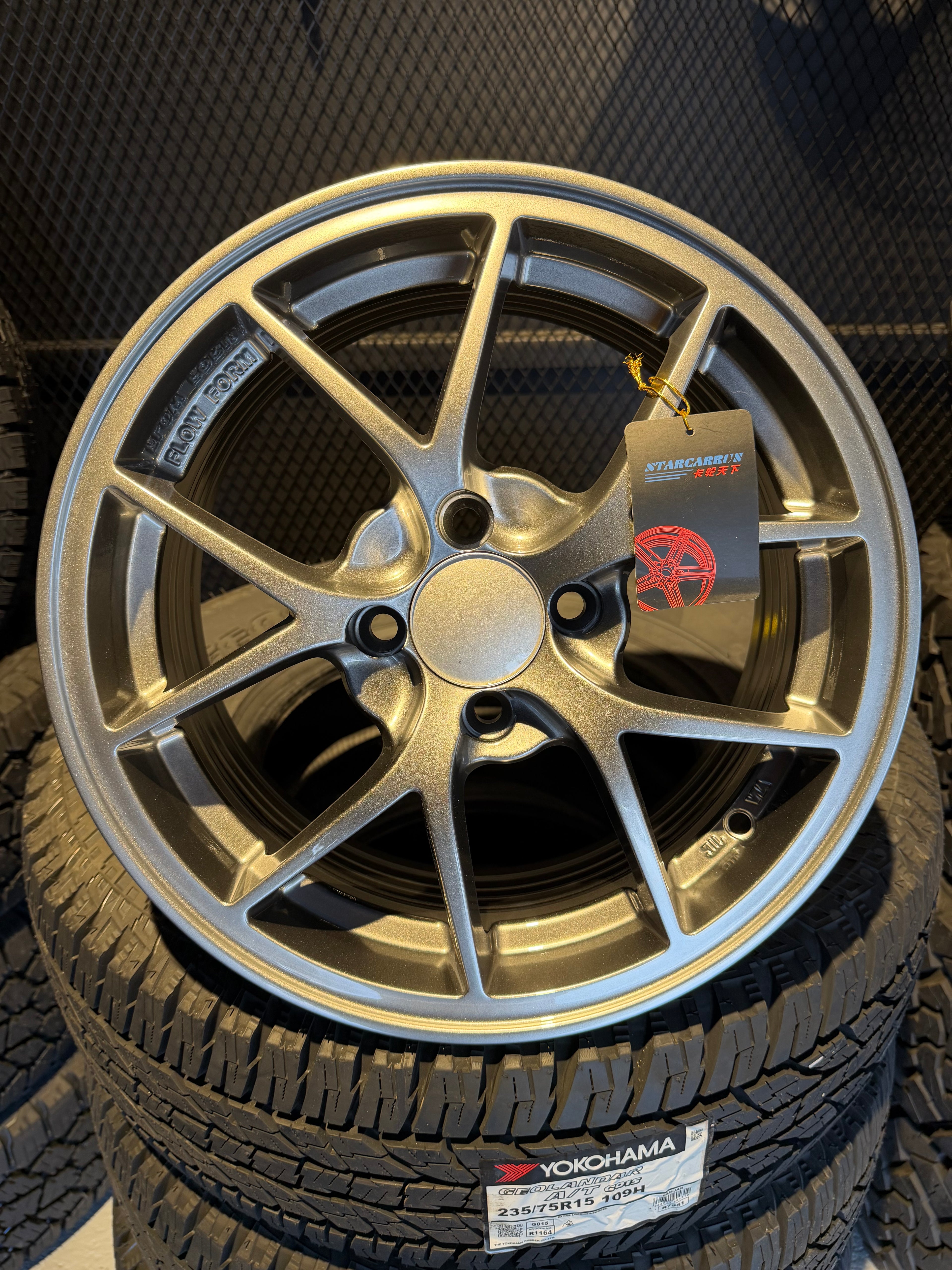 Rin Streetline 15x6.5 Gris Grafito