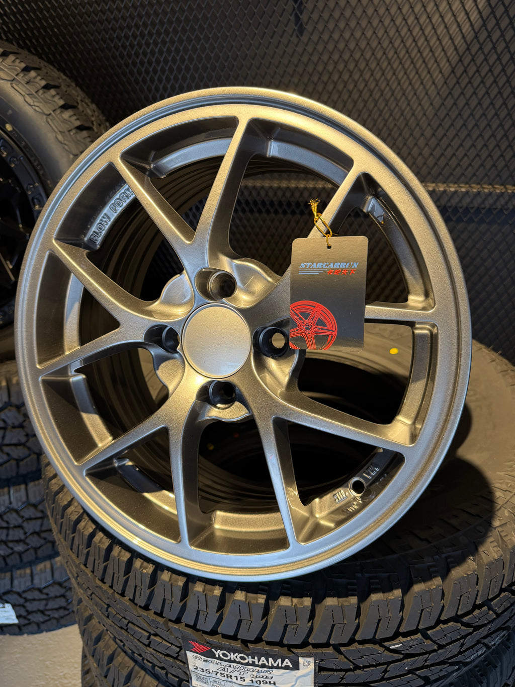 Rin Streetline 15x6.5 Gris Grafito