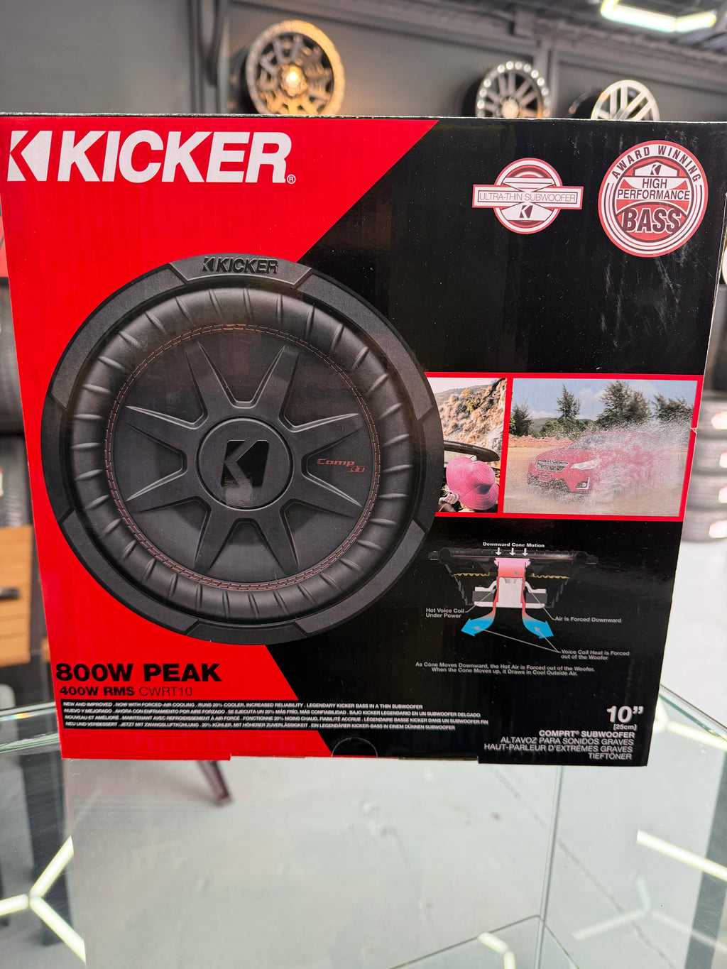 BAJO KICKER 10" PLANO